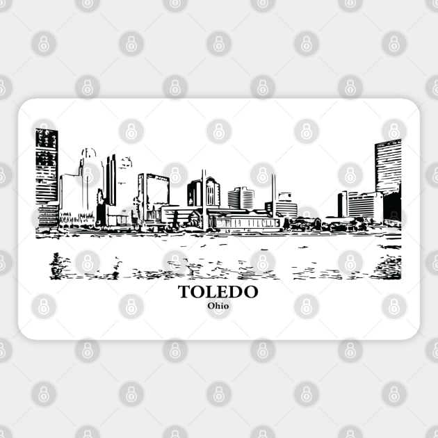 Toledo - Ohio Magnet by Lakeric